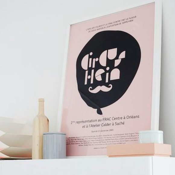 Circus Hein poster by ATWTP, pink version, 50 x 70 - Picture 1 of 4